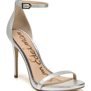 Sam Edelman silver sandal.